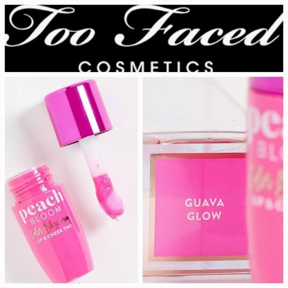 Too Faced Peach Bloom Color Blossoming  Lip & Cheek Tint - Picture 1 of 9